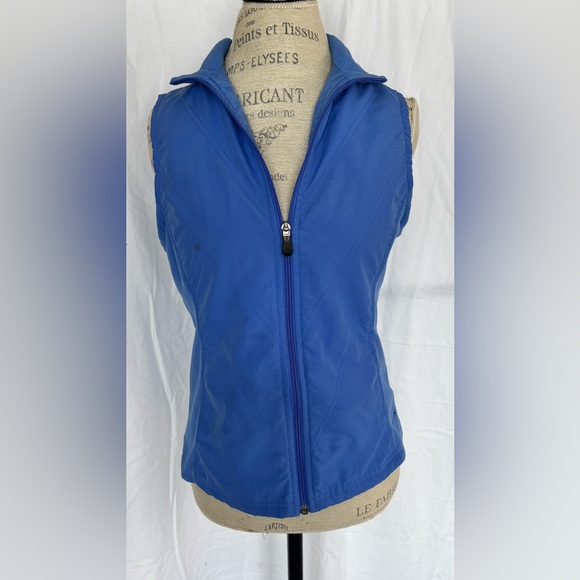 Columbia Women’s Water Resistant Fleece Vest in Cerulean Blue Sz M - Picture 1 of 7